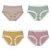 Thin Breathable Mid-waist Large-size Women's Underwear