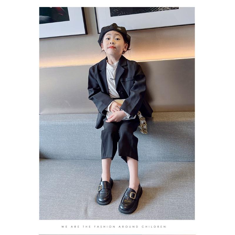 Новое поступление Туфли на мягкой подошве Винтажные Лоферы для Девочек, Повседневные Балетки и Туфли для Выхода Обувь для Девочек Удобная Молодежная Обувь