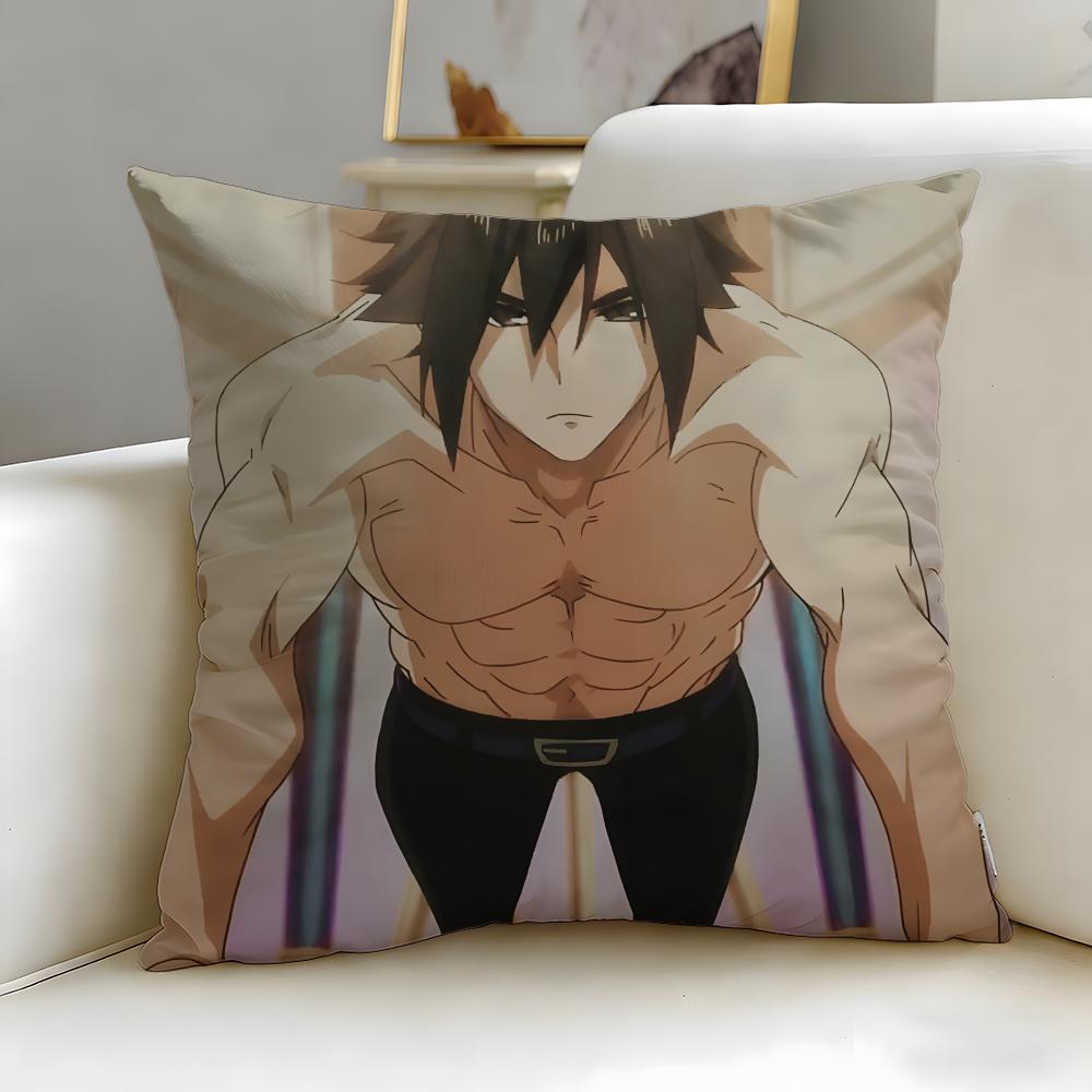 isekai anime Cautious Hero Cushion Cover Soft EasyWash Pillow Case Versatile for Couch Bed Travel and Office