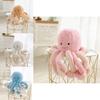 Lovable 15.7'' Octopus Plush Toy Pillow Ideal For Kids' Bedding And Decor