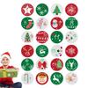 Christmas Number Stickers Holiday Calendar Decals for Gifts Packaging Stickers for Luggage, Laptop, Seasonal Party Supplies