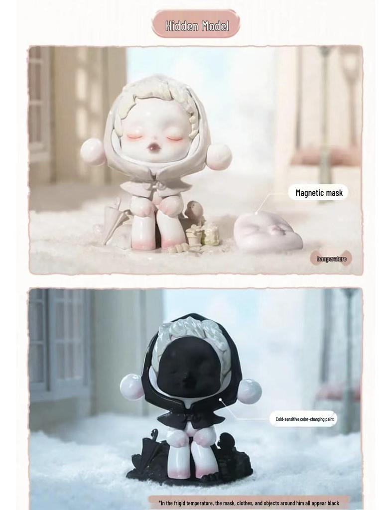 Pop Mart Серия Температура Фигурка Кукла Игрушка Машинка Украшение Сувенир