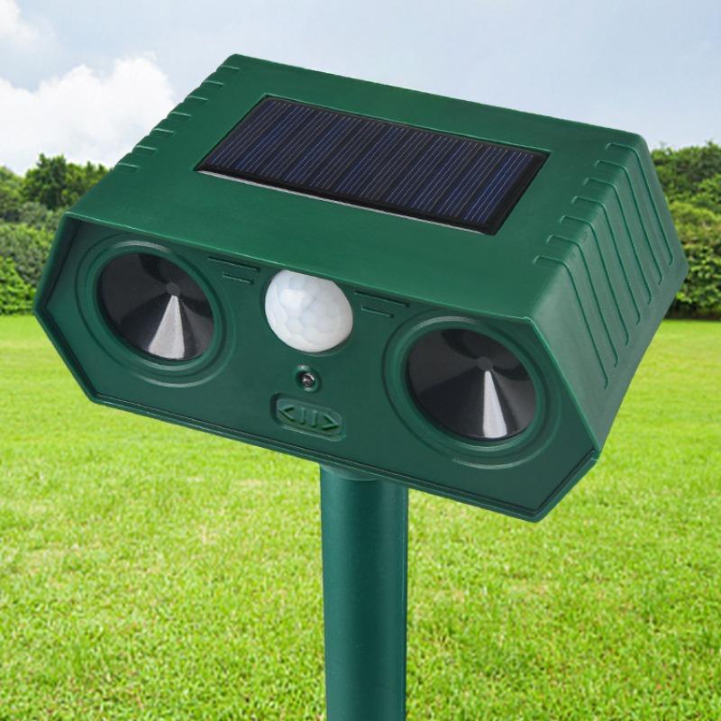 1 шт. Солнечный отпугиватель мышей, Ультразвуковой высокомощный отпугиватель птиц, Сад Ферма Вспышка Открытый Сад Отпугиватель змей