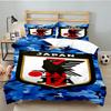 Japan Football Association Emblem 3PCS Bedding set,Ideal for 1pc Duvet Cover And 2pcs Pillowcases Perfect for Fan gift,Ideal for Bedroom, Dormitory