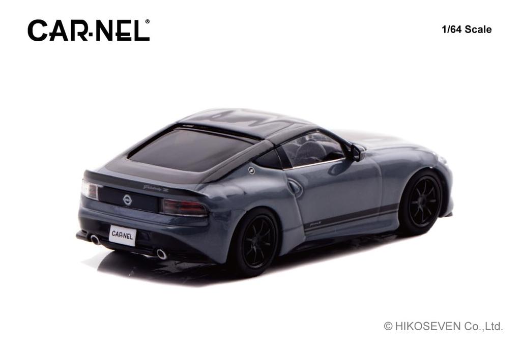 CARNEL 1/64 Scale Nissan Fairlady Z Version ST Customized Edition 2023 Stealth Gray/Super Black Finished Product