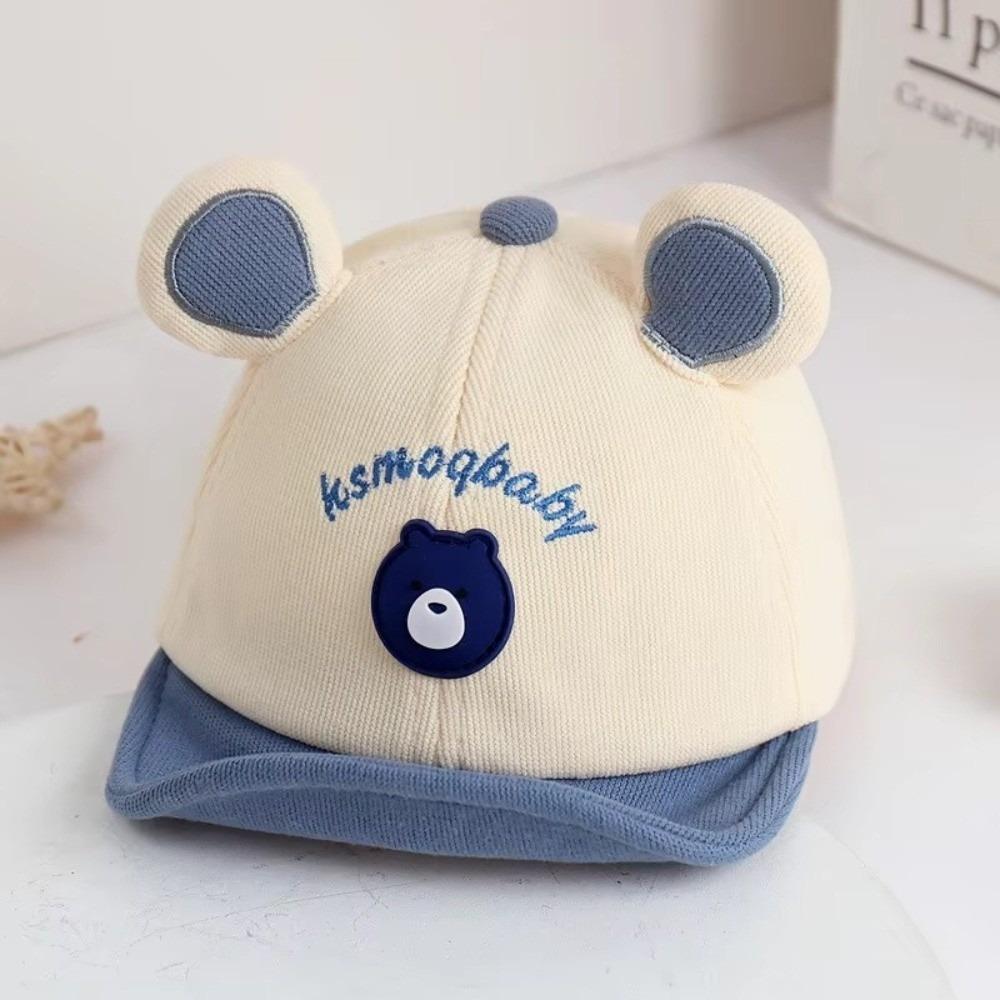 with Ears Baby Baseball Cap Cartoon Bear Infant Peaked Hat Comfortable Sun Hat For Boys Girls