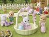 Sylvanian Families Сезонный пасхальный сертификат ST Mark для детей от 3 лет и старше Игрушечный кукольный домик Sylvanian Families EPOCH [Набор White Rabbit] SE-205