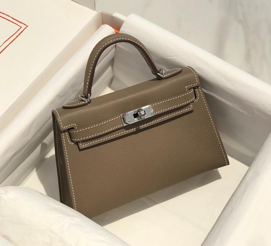 High End Quality Palm Pattern Mini Second-generation Bag Mini Bag Genuine Leather Women's Bag Cowhide Single Shoulder Handbag Crossbody Bag