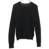 Mohair Blend Long Sleeve Skinny Fit Sweater XS Black Knit Men's Used