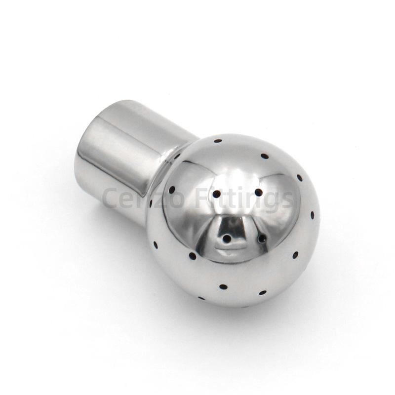 BSP Female Thread 1/2"3/4"1" SUS304 Stainless Steel Cleaning Ball Head CIP Fixed Spray Wash Fitting Homebrew Sanitary Dn15 20