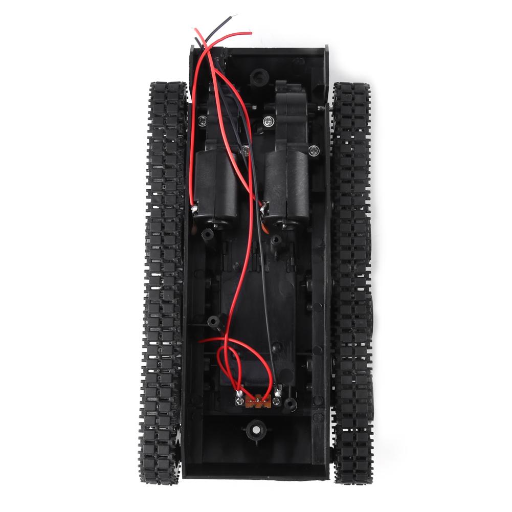 Lightweight Shock Absorbed Plastic Tank Chassis DIY Kit with 130 Motor 3V 7V