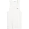 X CLOT Edison Chen Rib Tank Top White Unisex Streetwear JC5308