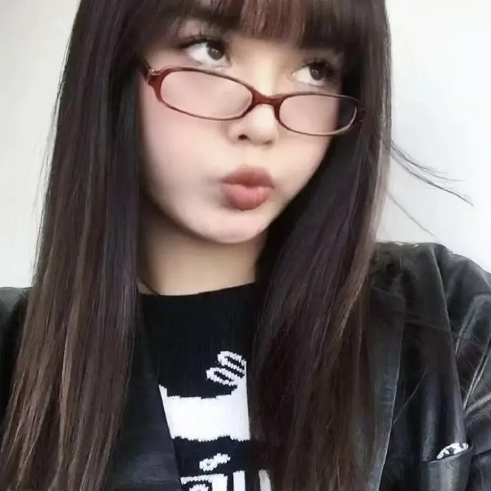 Y2K Style Women Fashion Square Glasses Retro Oval Small Frame Eyewear Ultralight Anti Radiation Computer Office Eyeglasses