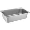 6 Pack Steam Table Pans 20.9 X 12.8 X 5.9 Inch Deep Steam Table Pan Full Size 20.5L Deep Food Container Stainless Steel Oven Tray Hotel Pans Anti-Jam