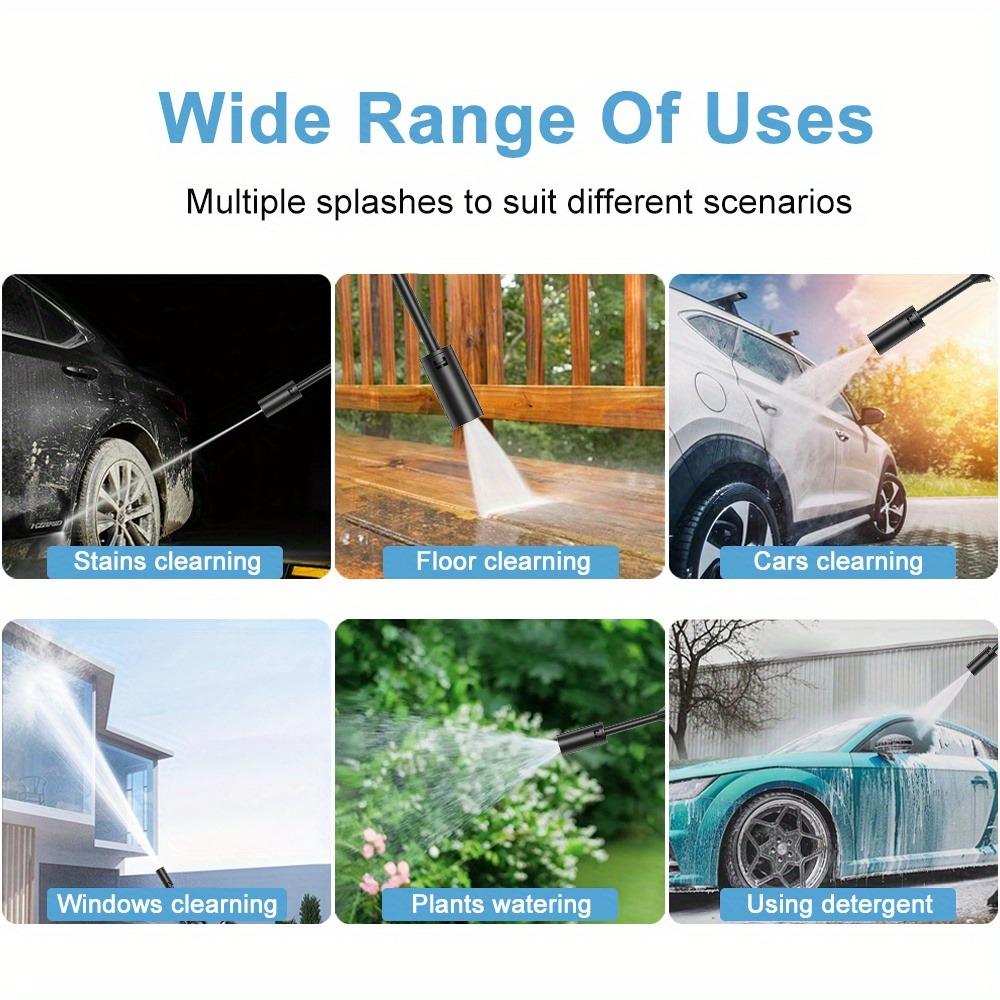 EAFC Brushless Motor Portable High Pressure Washer, 10-speed Digital Panel Touch Screen Adjustment, 20000mAh Large Capacity Battery