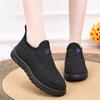 Новые хлопковые туфли женские зимние сапоги бархатные с утолщением теплые на одной педали водонепроницаемые туфли для мамы
