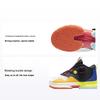 Баскетбольные кроссовки Li Ning Wade Rebound с противоскользящей амортизацией, износостойкие, легкие, средней высоты, детские кроссовки черного, белого, синего цветов YKBR030-5