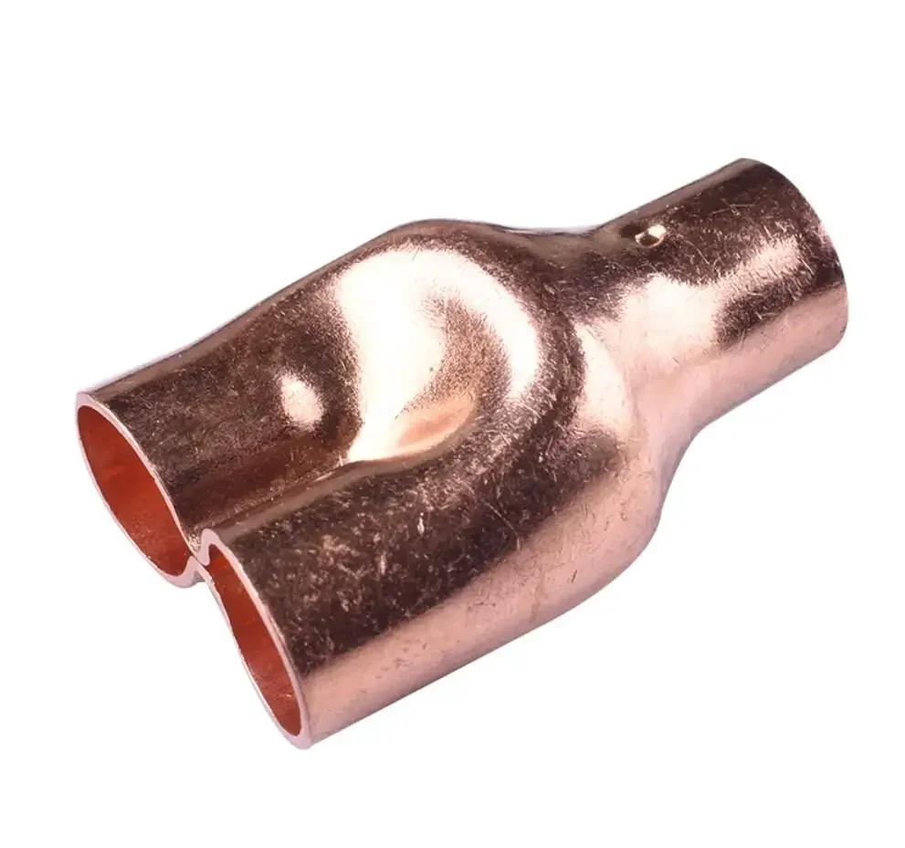 1/4" 3/8" 1/2" 5/8" 3/4" 1" Дюйм 6.35-54мм Прямой Угольник Тройник Y U P-образный 4-ходовой Крестовина Медный Пайка Трубопровод Фитинг Кондиционер
