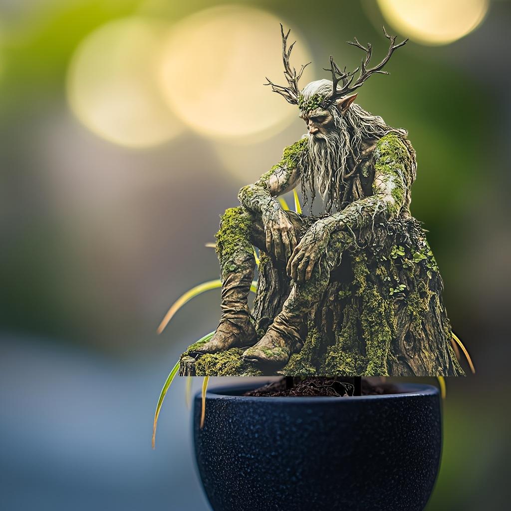 Очаровательные садовые колышки для леса, для дома и улицы, акрил, украшение для горшечных растений и двора, водонепроницаемые, реквизит для втыкания в землю