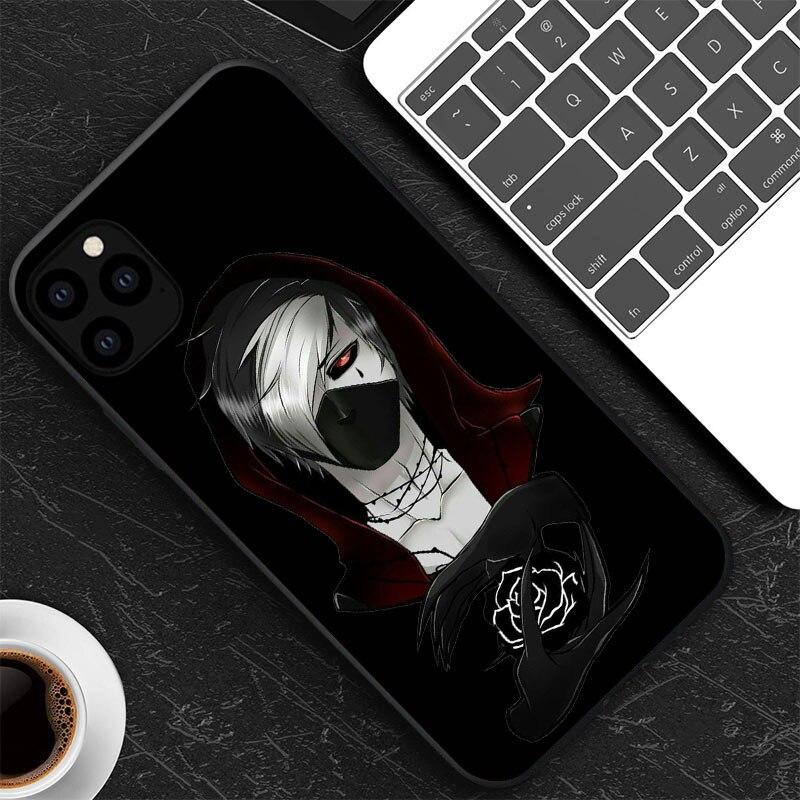 Чехол для телефона из японского аниме «Токийский гуль», Япония, обходительный чехол из ТПУ для iPhone XR X XS 11 12 13 Mini Pro Max 7 8 6 6S SE Back Fundas Coque