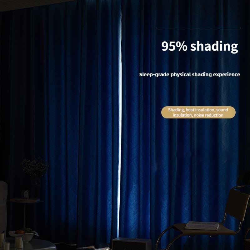 Сплошной цвет затемняющие шторы с высоким диапазоном затемнения для спальни, гостиной, конференц-зала, разделителя домашнего декора