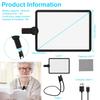 5X Full Page Magnifier Neck Mounted Hands Free Dimmable LED for Books Maps Newspaper Painting Repair
