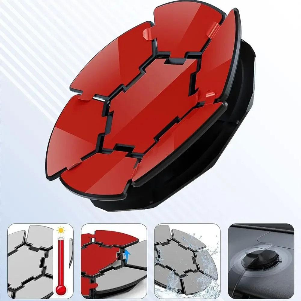 Универсальная клейкая накладка на приборную панель для автомобильного крепления телефона, аксессуары для дисковых чашек, основание для изогнутого автомобиля S T0K0