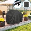 Dustproof Waterproof Fire Pit Cover Outdoor BBQ Cover Garden Patio Grill Cover Barbecue Protector