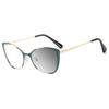 Brand Design Retro Small Cat Eye Patchwork Color Femal Frame Photochromic Anti Blue Light Computer Women Custom Reading Glasses