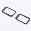 Для GWM Tank 300 2024 2024 A Pillar AC Air Outlet Vent Frame Ring Trim Interior Accessories Carbon Black Stainless Steel Decor
