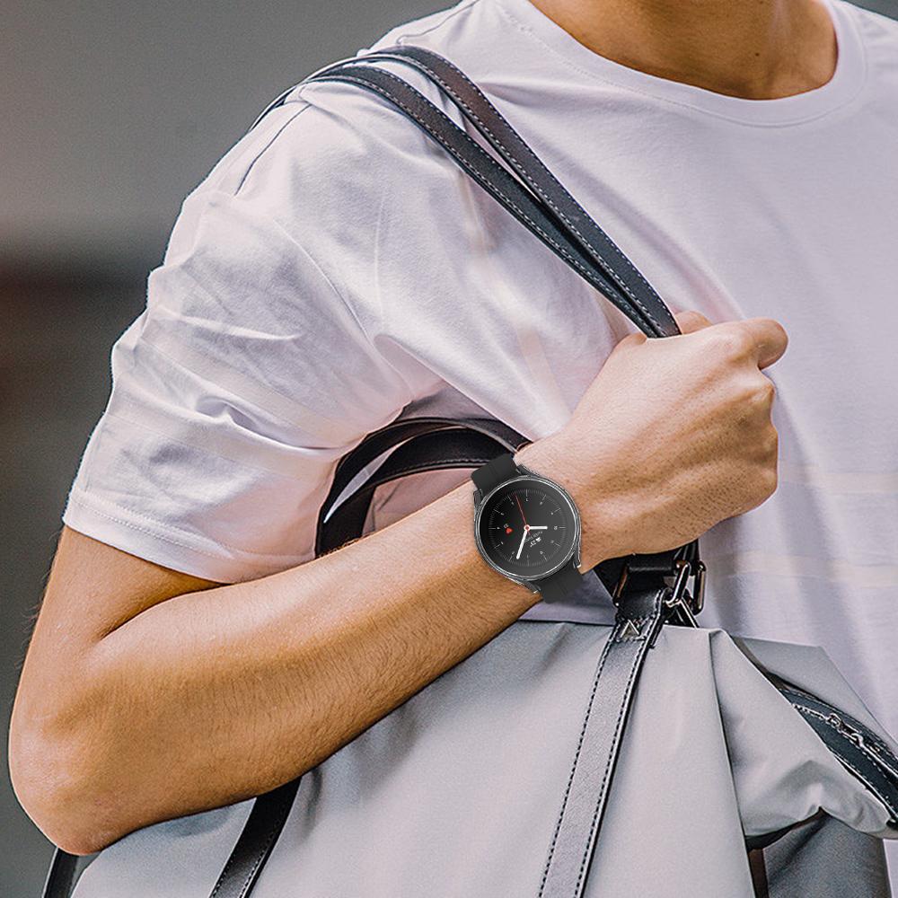 Чехол+Ремешок для Samsung Galaxy Watch 4/5/6 40мм 44мм Всесторонний Мягкий ТПУ Защитный Чехол для Galaxy Watch6 Classic 43мм 47мм Ремешок