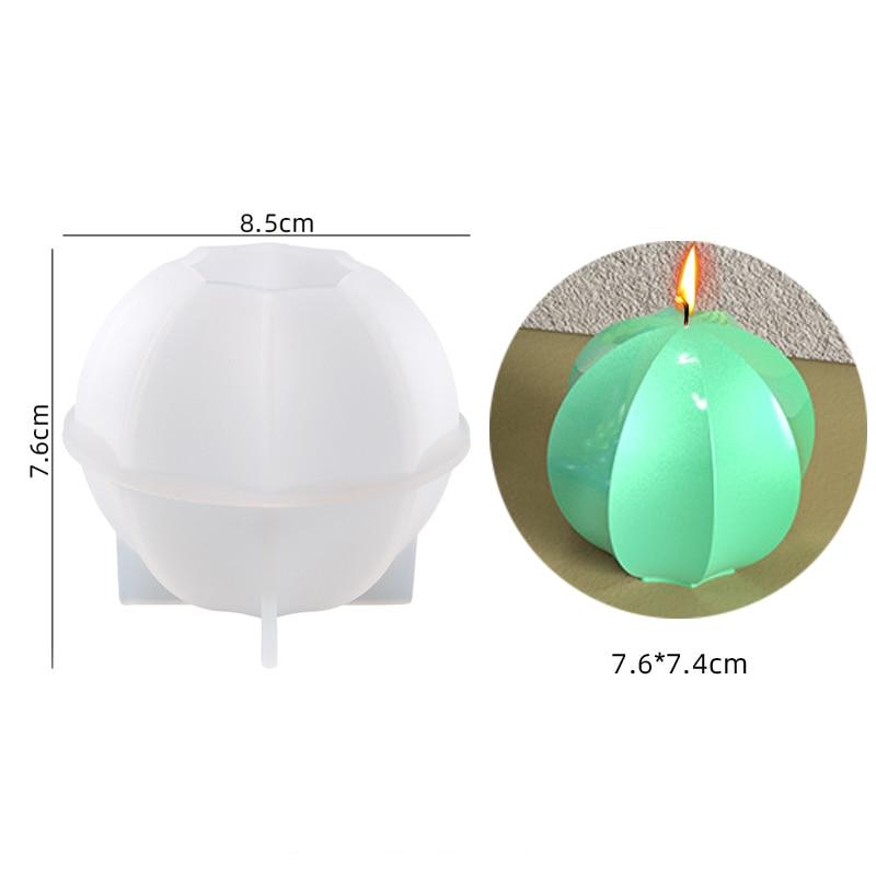Многостильная геометрическая пузырьковая форма, силиконовая форма для свечи, сферический фонарь, кристалл, эпоксидная смола, мыло, гипсовая форма для шоколада, декор