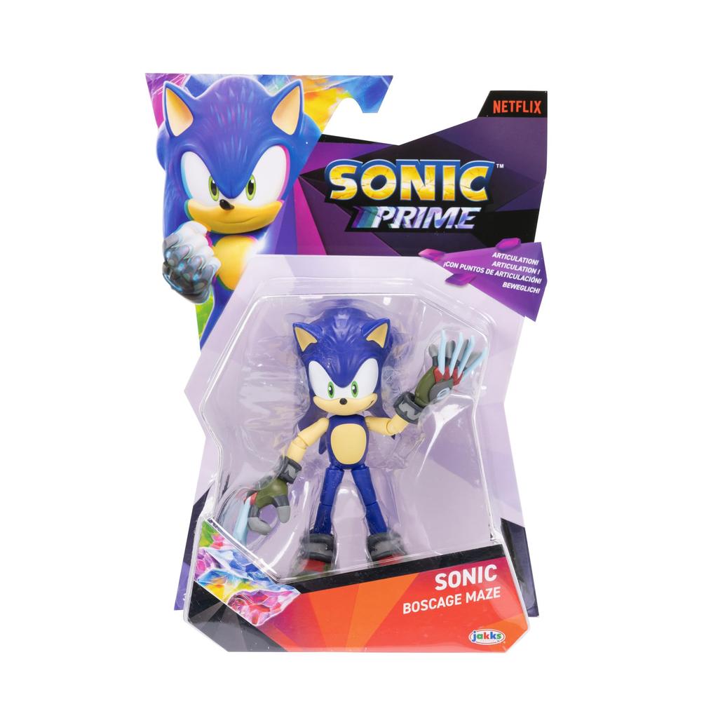 Sonic Prime Соник Мрачный 5-дюймовая подвижная фигурка от Jakks Pacific