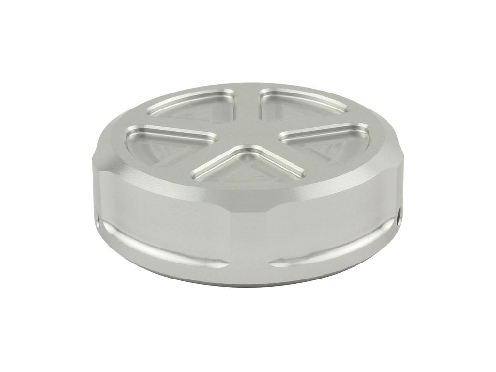 POSH 132215-03 Motorcycle Supplies Aluminum Machine Radiator Cap Z900RS/CAFE (18-20 Years), Silver