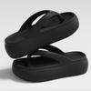 Summer New EVA Thick-soled Cm Flip-flops Women's Outer Wear Heightening Soft-soled Non-slip Cold Slippers Ins Tide