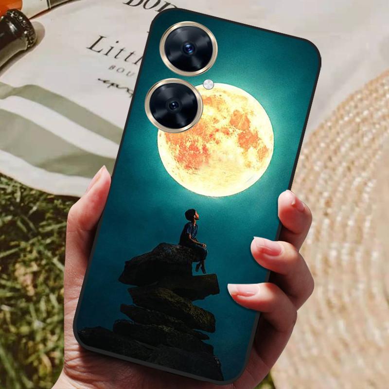 For Funda Huawei Nova 11i Case Soft Silicone Wolf Back Cover Phone Cases for Huawei Nova 11i MAO-LX9 Case Nova11i 11 i Coque