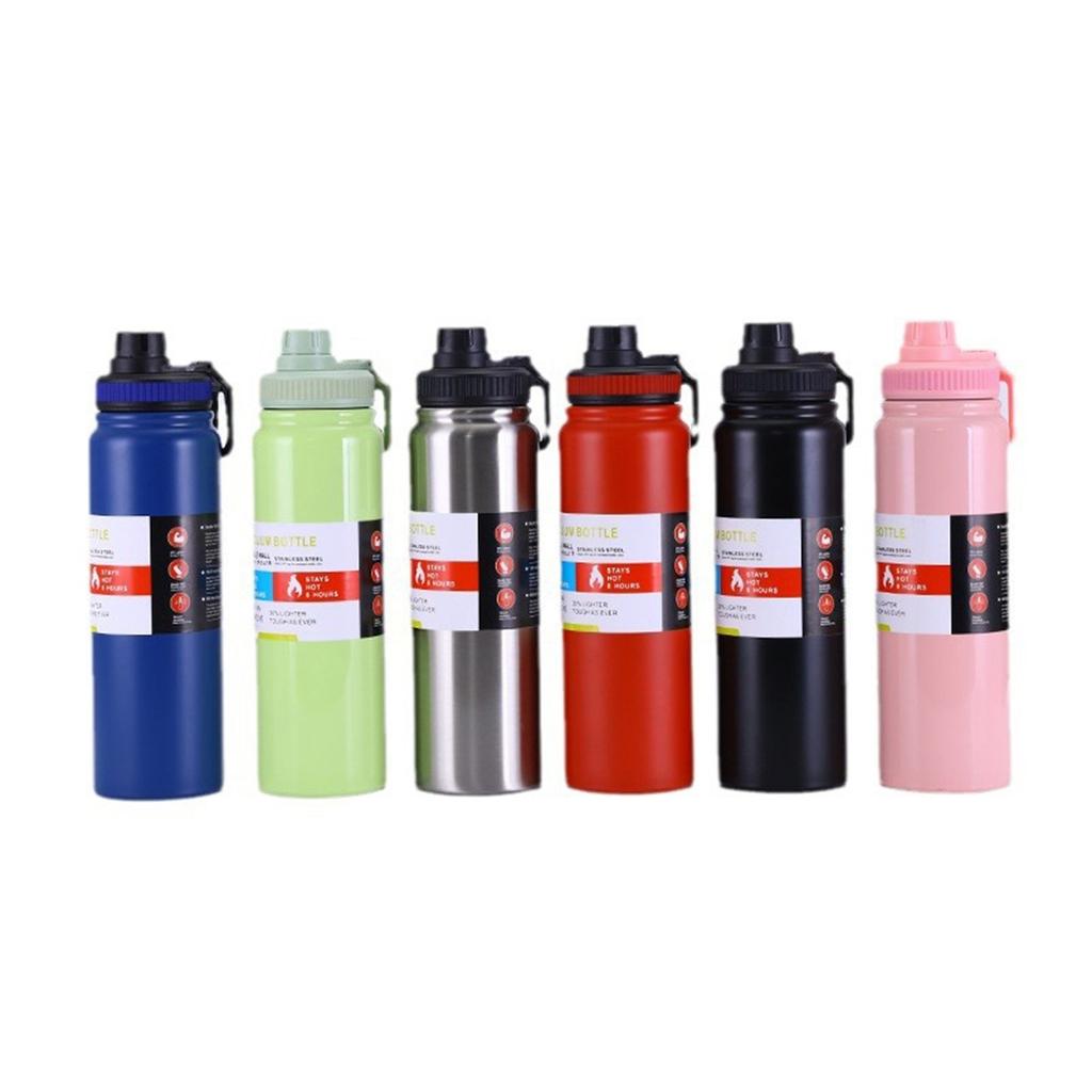 Изолированная чашка для воды из нержавеющей стали, нержавеющая сталь и вакуумная изоляция, ежедневная бутылка для воды для спортивного автомобиля для отдыха