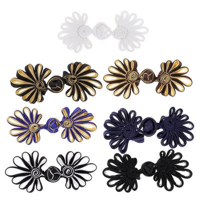 5 пар китайских платьев с застежкой «лягушка» из хризантем