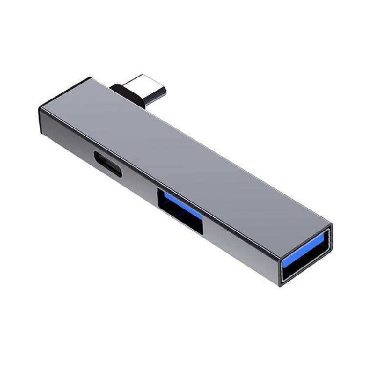USB-C хаб USB-C разветвитель Type-C на Type-C и 2 порта USB Адаптер с функцией Plug and Play для всех платформ