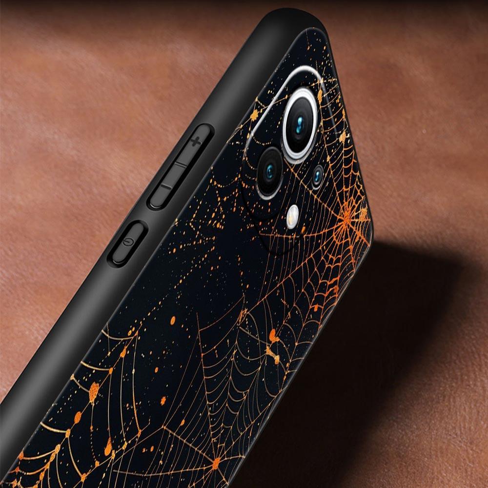 Чехол-накладка 'Паутина' для Xiaomi Mi 17 Pro Max 15 14 13 12 11 Ultra 15T 14T 13T 12T 11T Pro Lite Мягкий ТПУ Корпус Fundas Сумка