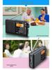 PANDA T-02 Portable Rechargeable Radio with Full Band and Card Slot for Seniors