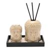 Serenity Buddha Head Fragrance Set