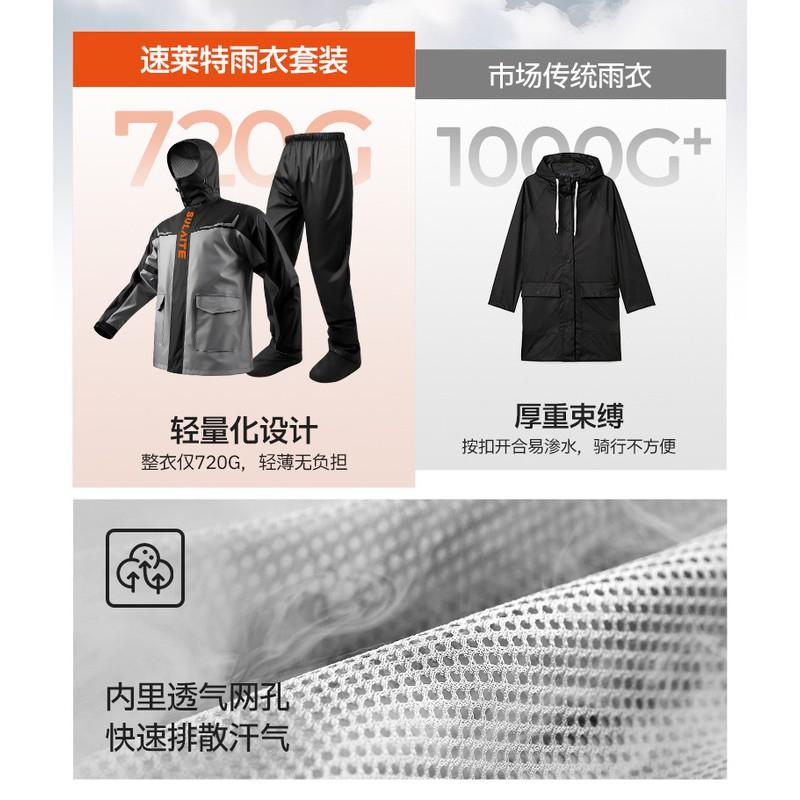 Full-Body Motorcycle Rain Suit With Boots Cover Waterproof Separable Raincoat Scooter Riders S To 5XL