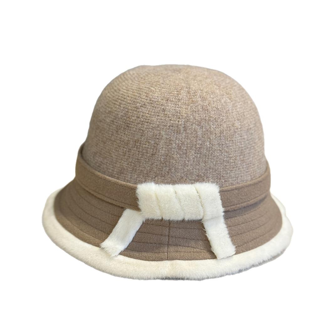 Korean Style Color Matching Autumn and Winter New Hats for Women Fashionable Mom Fisherman Hats Winter Versatile Basin Hats Trendy Warm Bucket Hats