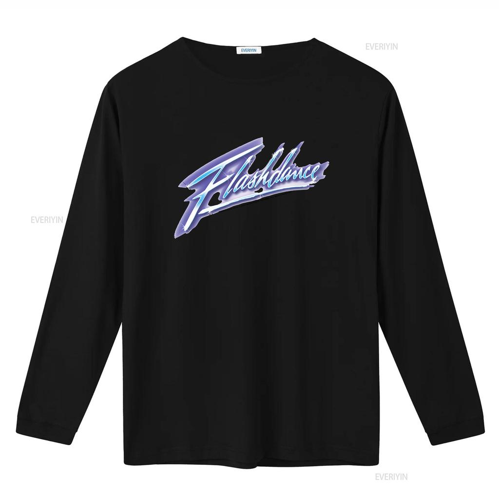 Flashdance Logo T Shirt Unisexs Licensed 80s Dance Movie White Vintage Washed Breathable Graphic Slightly Designer Clothes
