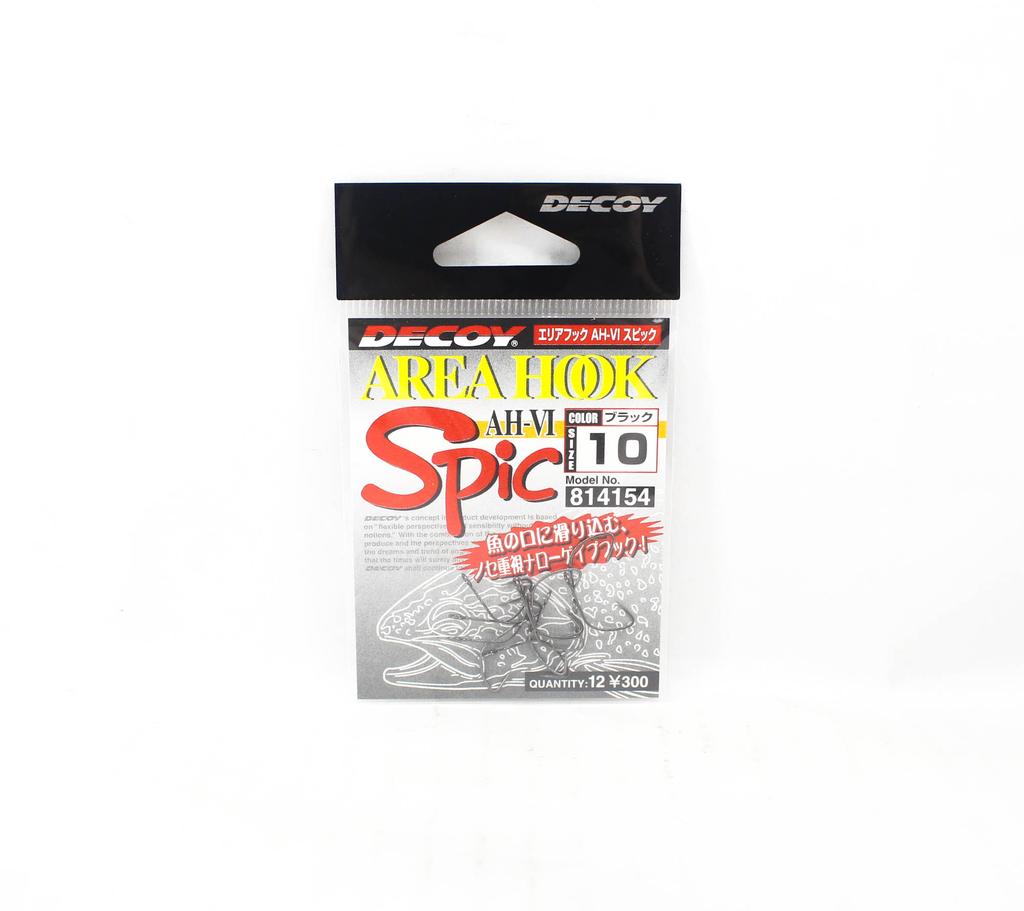 Decoy AH-6 Крючки Spic Area Plug для одинарных приманок, размер 10 (4154)