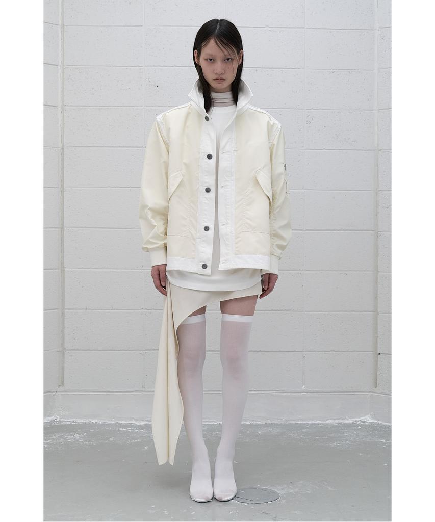 Recode (Re;Code × Objects Iv Life By Daniel Arsham) Ma-1 Mixed Jacket R0Jaa25200Whx