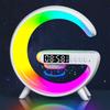 3-In-1 Bluetooth Speaker Alarm Clock Wireless Charger Led Moon Lamp Music Home Decor Night Table Smart Light Gifts For Girl
