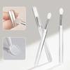 Nail Arts Silicone Applicator Sticks Reusable Chrome Glitter Applying Manicure Tool New Easy-Daub Pigment Silicone Nail Brush