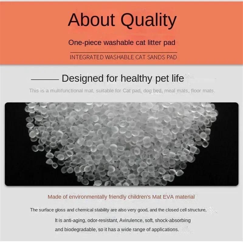 2025 Cat Litter Mat Double Layer Waterproof Urine Proof Trapping Mat Easy To Clean Non-Slip Toilet Pad Cat Scratch Pad Large Foot Pad